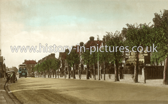 Station Road, Chingford, London. c.1910's.